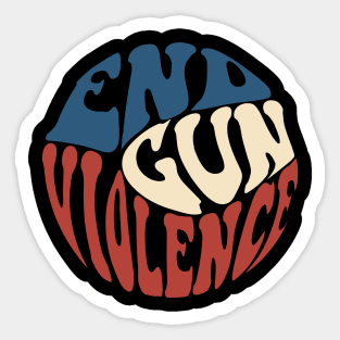 End Gun Violence Anti Gun Gun Control March Matching Design Gun Violence Awareness Month Sticker